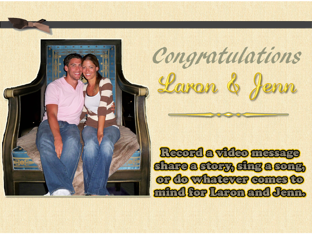 Photo Booth at Laron & Jenn's Wedding.